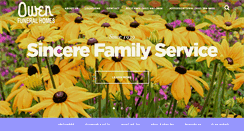 Desktop Screenshot of owenfuneralhome.com